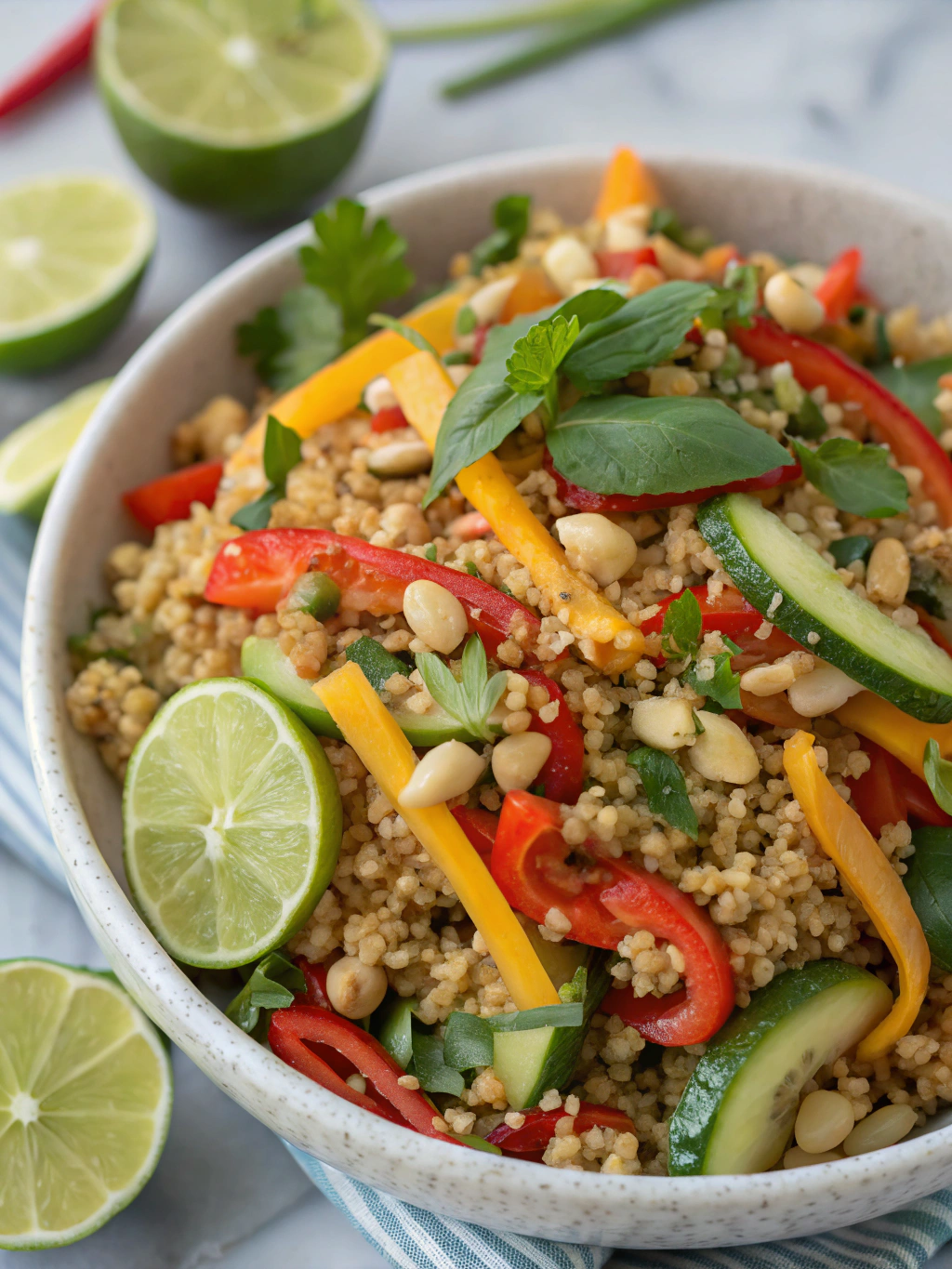 Crunchy Thai Quinoa Salad