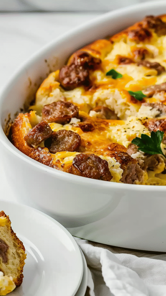 Easy Sausage and Egg Casserole
