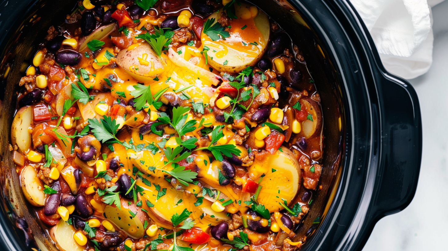 Slow Cooker Cowboy Casserole